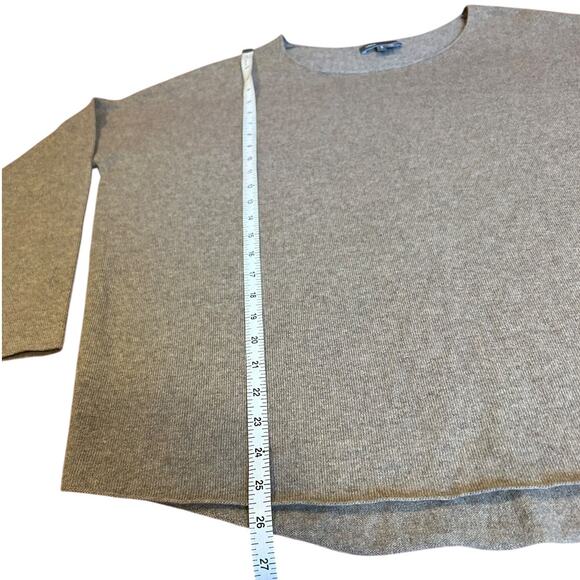 VINCE Oversize Wool Cashmere Blend Boxy Sweater Gray Grey Women's SMALL - Picture 5 of 7